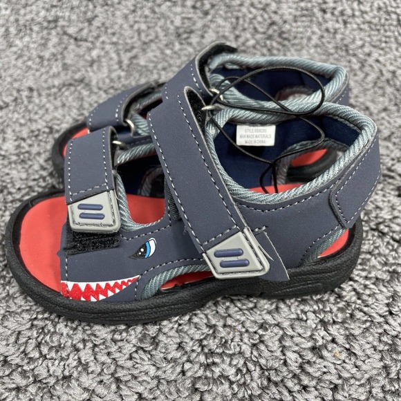 Rugged Bear toddler boys shark sport sandals size 5 Toddlers - Picture 4 of 7